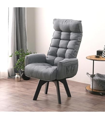 Amazon｜ローソファー、360° 回転ソファーチェア、調節可能なレイジー